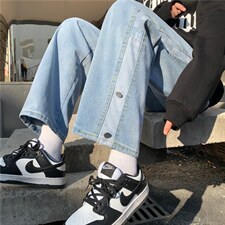 男春秋季休闲直筒牛仔裤K0864P38图片