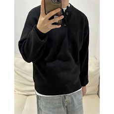 【有货】PLMY2ZZ-特55POLO翻领针织衫秋冬韩系慵懒宽松套头毛衣，男装针织衫/毛衣，星座1007（原301D）