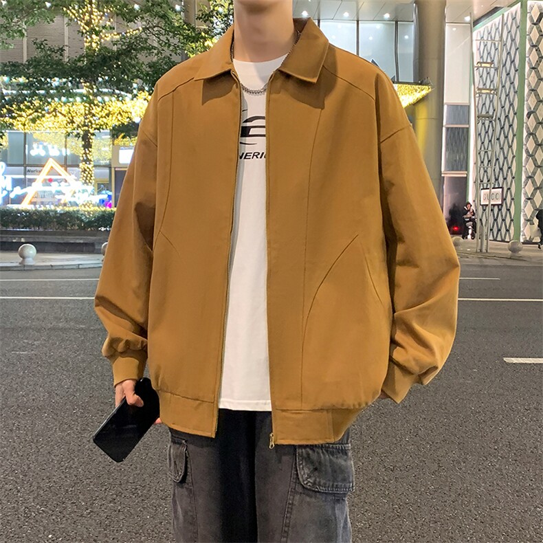 春季新款水洗棉夹克男青少年学生潮流外套GS6768-P75,男装夹克,星座1206（原A206）