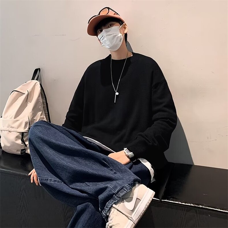 男秋冬季新款潮韩版百搭情侣毛衣针织衫外套XM05P32,男装针织衫/毛衣,星座1116-2