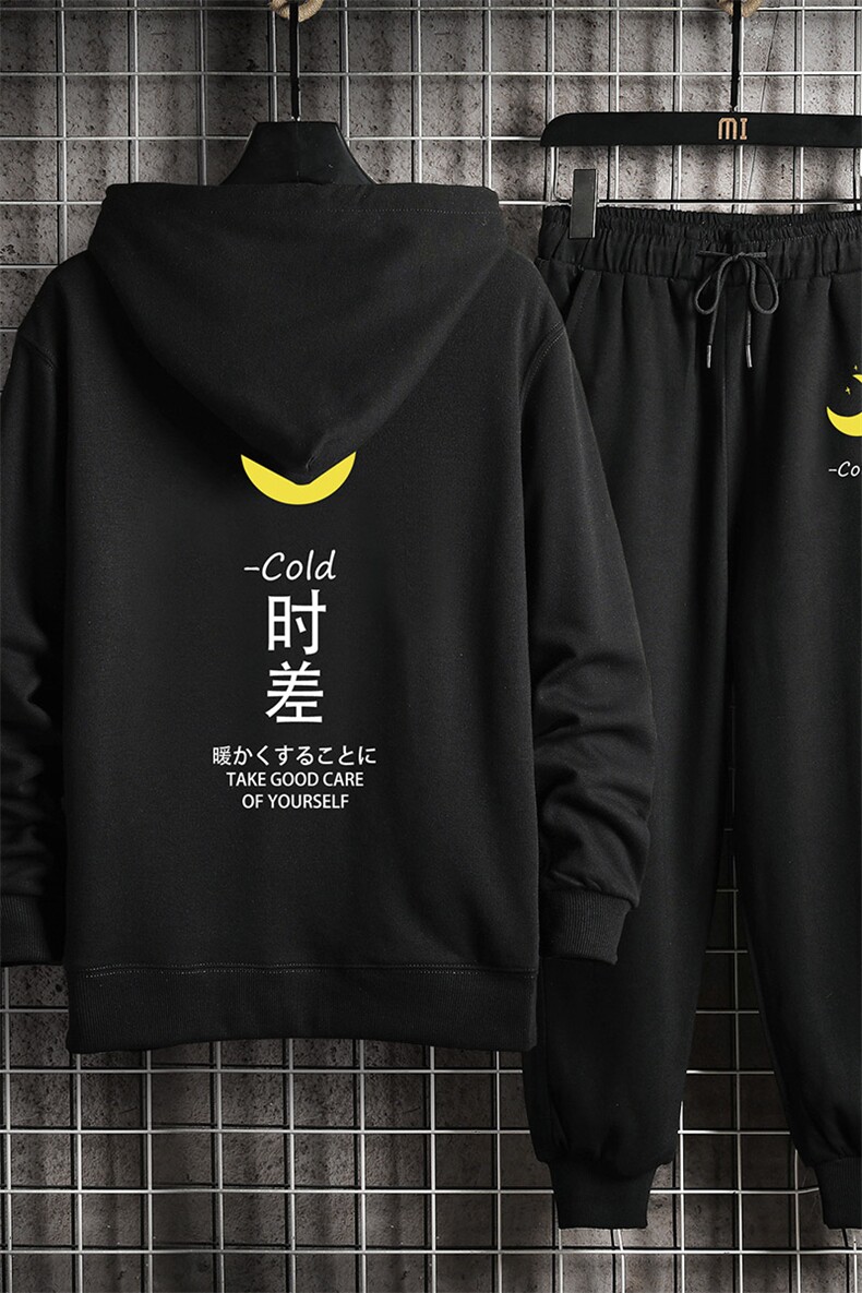 TL8047-P80连帽卫衣套装男运动套装两件套网格挂拍,男装卫衣,电商A040A