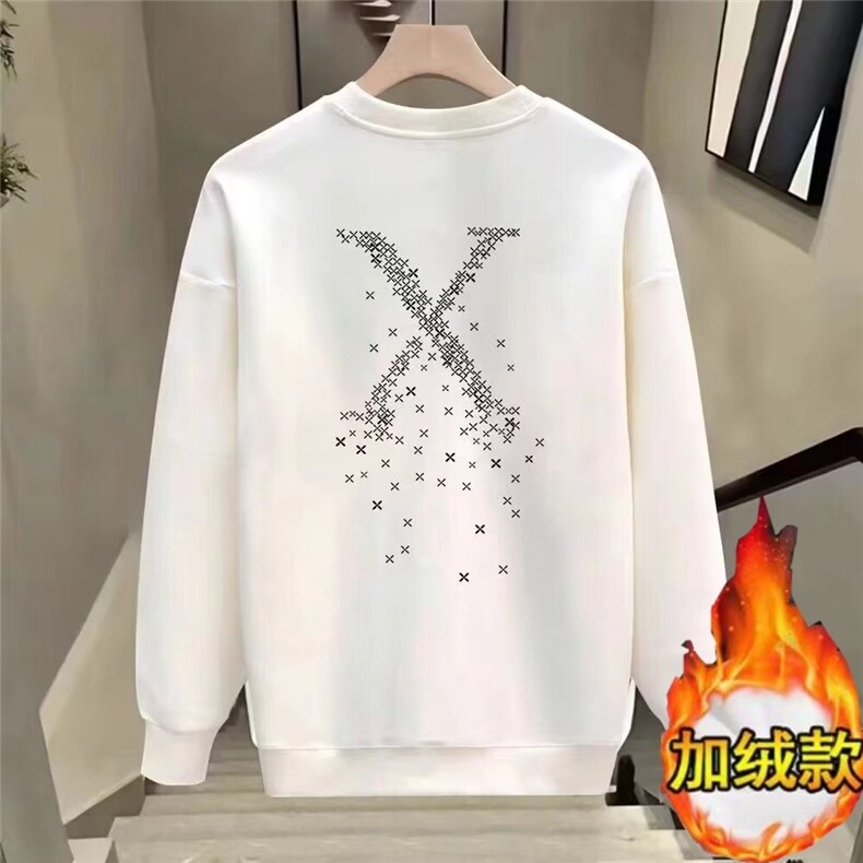 春秋冬华棉卫衣男女圆领宽松范学生情侣款韩版ins港风潮流上,男装卫衣,星座506A