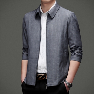 ANj2131钱塘2020-3秋季新款休闲时尚男士夹克外套高品质P140图片