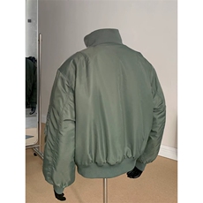 廓形宽松短款飞行员棉服男冬季加厚夹棉保暖棒球服夹克外套，男装夹克，星座506A