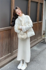 2025羽绒服短款50白鸭绒新中式RF2C290-7801#-P295-K399，女装羽绒服，2C290