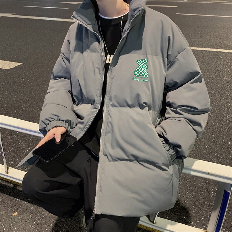 秋冬新款韩版加厚保暖立领宽松棉服外套男MY62023P115控138,男装棉衣,电商A268A