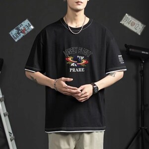 男圆领T恤宽松短袖J2229P28，男装T恤，星座1116-2