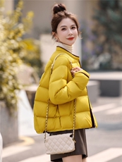 【现货现货】轻薄羽绒服女短款2025冬季新款高级感90白鸭绒小外套，女装羽绒服，一安秀