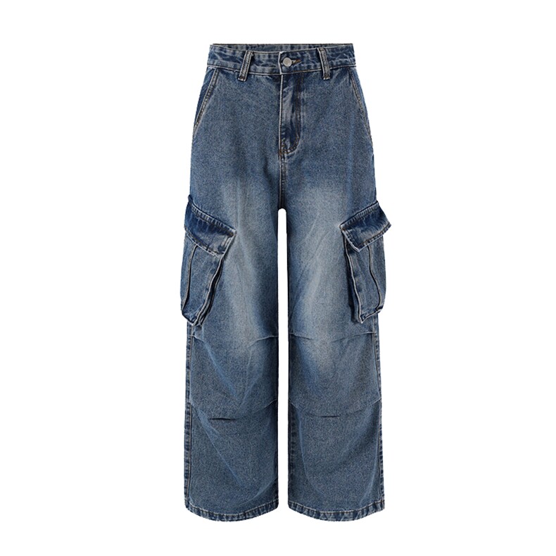 潮流宽松工装牛仔裤高街潮牌休闲裤A161-K5052-P68118元,男装牛仔裤,电商A161