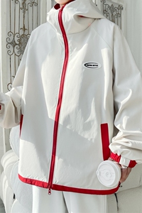 JK9012/P70秋装两面服夹克男防水冲锋衣大码外套两面穿图片