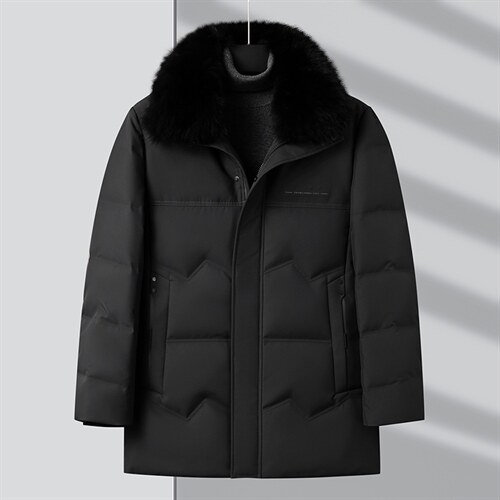 QLM-F8252冬季男士羽绒服保暖外套修身潮流帅气P396图片