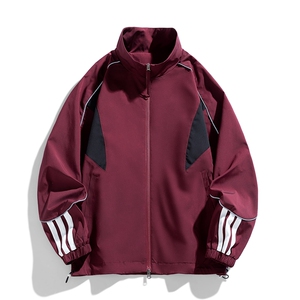 春季新款中性风三防户外夹克男立领冲锋衣外套DSA157B-JK1563-P65图片