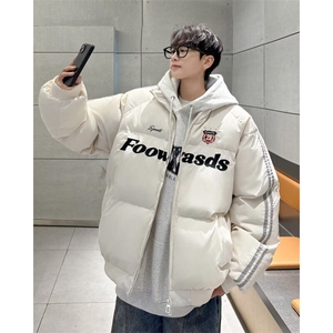 美式撞色棉服2024新款保暖棉袄冬季宽松休闲棉衣外套潮MF273-P106图片