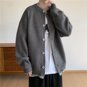 现货假两件毛衣开衫针织衫外套情侣装W8608-P65图片