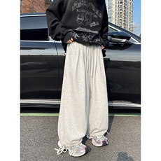 现货ZK7978-P55版型正百搭阔腿灯笼裤大码休闲裤，男装休闲裤，电商A059