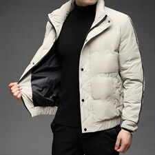 BJY08190冬季男士羽绒服保暖外套宽松潮流帅气P156图片