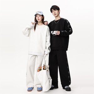 高街潮牌休闲套装潮流宽松运动套装A161-9258-P58图片