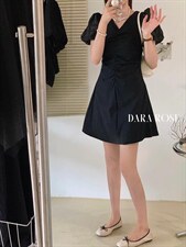 怒推新款！法式简约公主系列蕾丝袖拼接连衣裙！质感好！ML，女装连衣裙，DARA ROSE