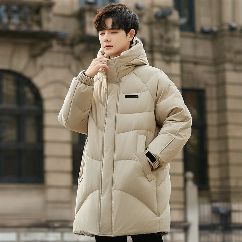 冬季男士连帽中长款休闲羽绒服2999-P430 (大量备货）图片
