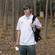 美式夏季新款Polo衫男士半袖日系潮牌男装宽松短袖t恤PL143-P45，男装Polo衫，星座1109-1