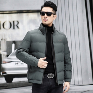 M6803-11钱塘2020-3冬季厚款时尚休闲简约中年男士羽绒服P183图片