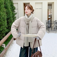 2025现货针织围巾韩系羽绒服210-3292-P300-K448短款白鸭绒，女装羽绒服，浙宝210（原浙宝191）