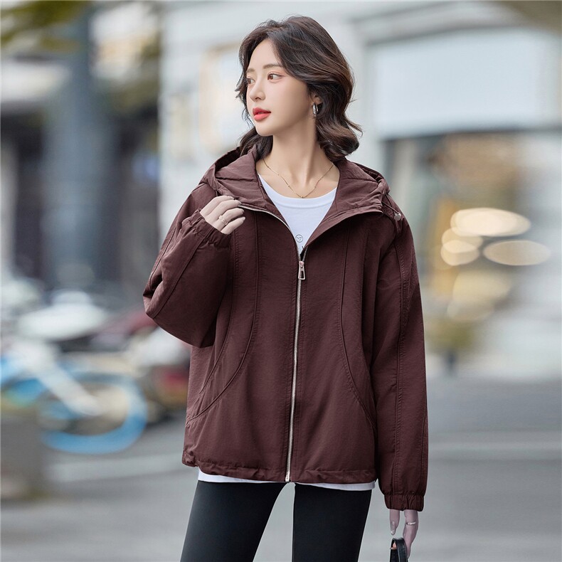 2025年冬季休闲连帽派克服,女装派克服,文熹诺