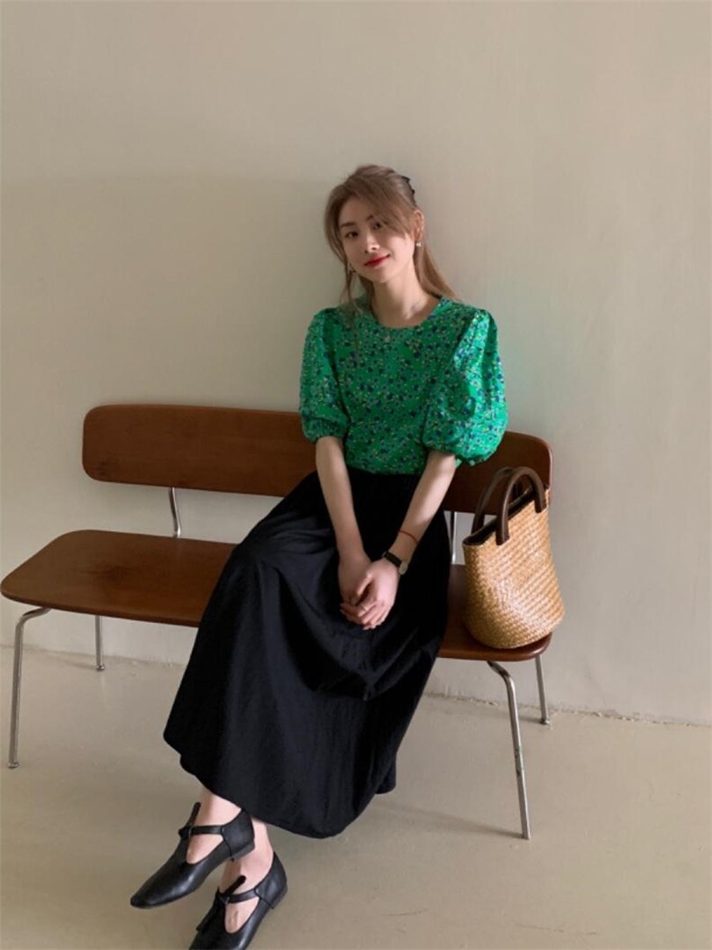 夏季新款韩版碎花上衣，其它，Y·Ben悦本