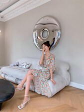 夏季新款连衣裙，女装连衣裙，早颜