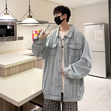牛仔夹克男大码牛仔外套男茄克NJ77404-P60，男装工装外套，电商A040
