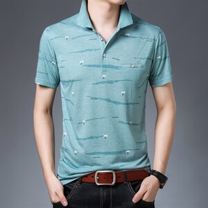 polo衫男2023夏季新款棉质翻领夏季潮流衣服时尚男士POLO男装，男装T恤，电商B212（原钱塘6029）