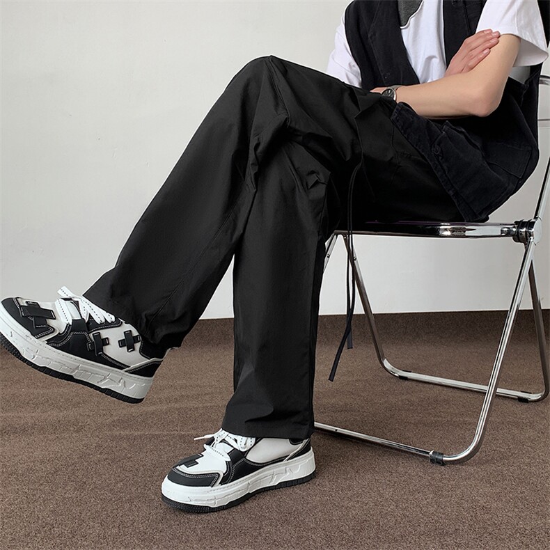 户外工装冲锋裤男款春夏高街潮牌直筒长裤美式休闲裤子K517/P48图片