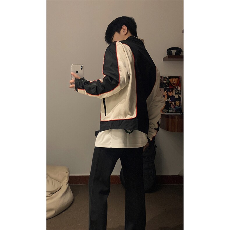 B221 美式ins高街暗黑痞帅型男机车服外套上衣 SY2306-P90控118图片
