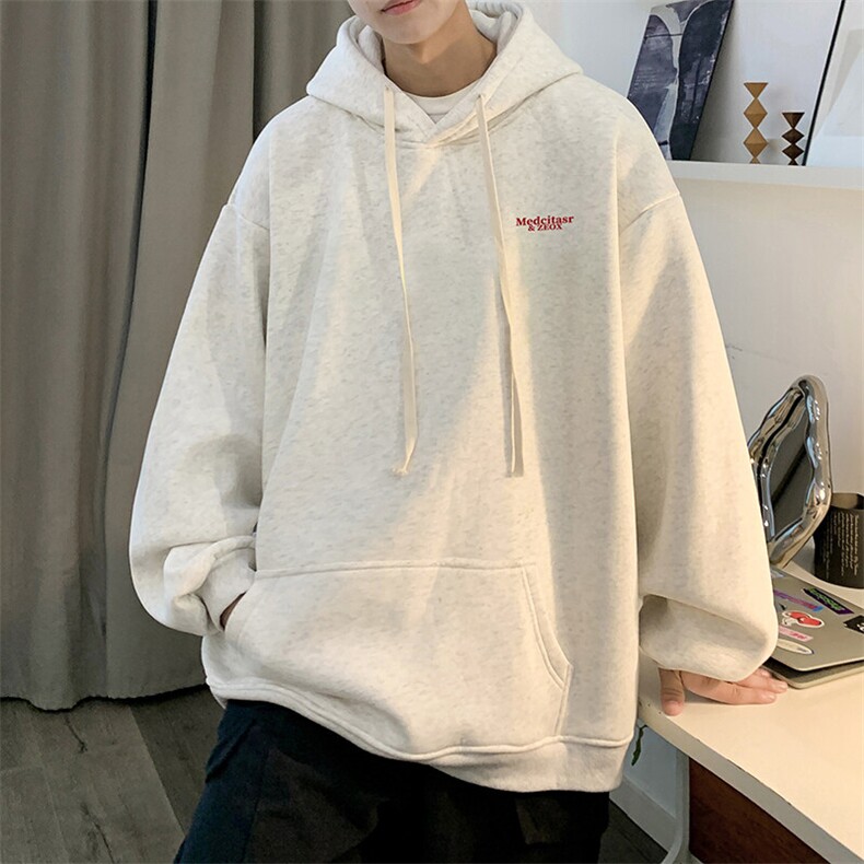 抖音得物供货 可提供视频 春装重磅美式宽松连帽卫衣DL2383图片