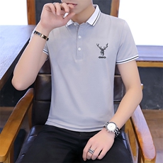 款8028短袖t恤男士韩版上衣服半袖polo衫潮流体恤衫男装薄，男装T恤，电商D310（原电商305）