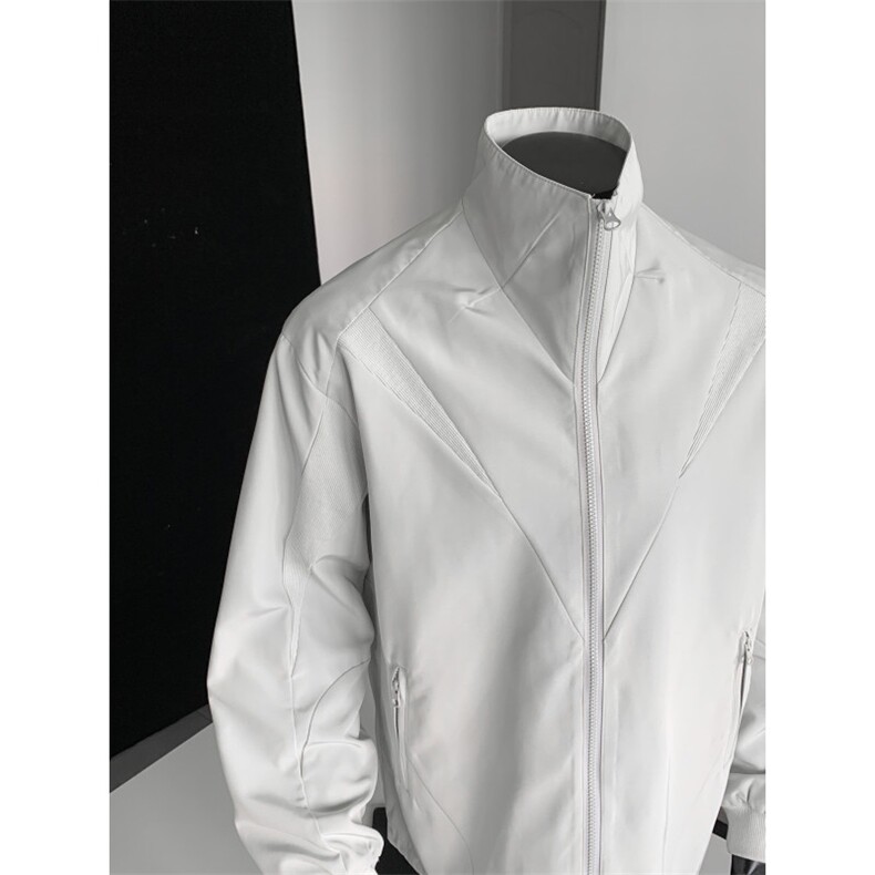 JK719-尺码M-3XL-P55-美式立领冲锋衣工装夹克户外机能软壳登山服,男装夹克,星座1811B
