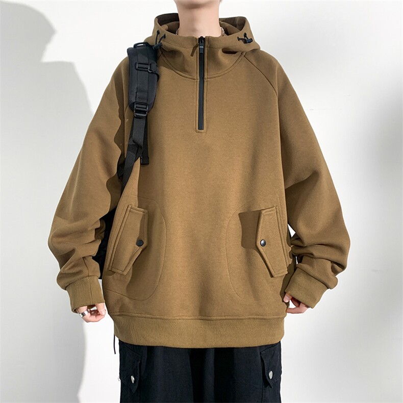 M-8XL秋季大码胖男生时尚休闲连帽个性拼接卫衣男98,男装卫衣,星座209