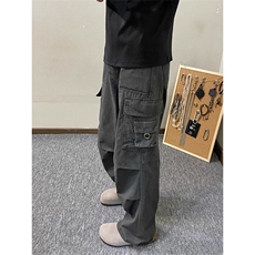 网图抖音高品质美式复古水洗棉工装裤KZ68-p65，男装工装外套，星座310A-4