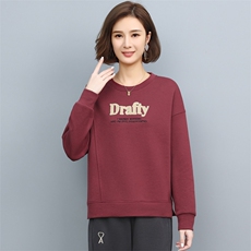 2023年春季新款潮时尚套头圆领卫衣女长袖韩版休闲百搭上衣打底衫，女装卫衣/绒衫，简韵佳
