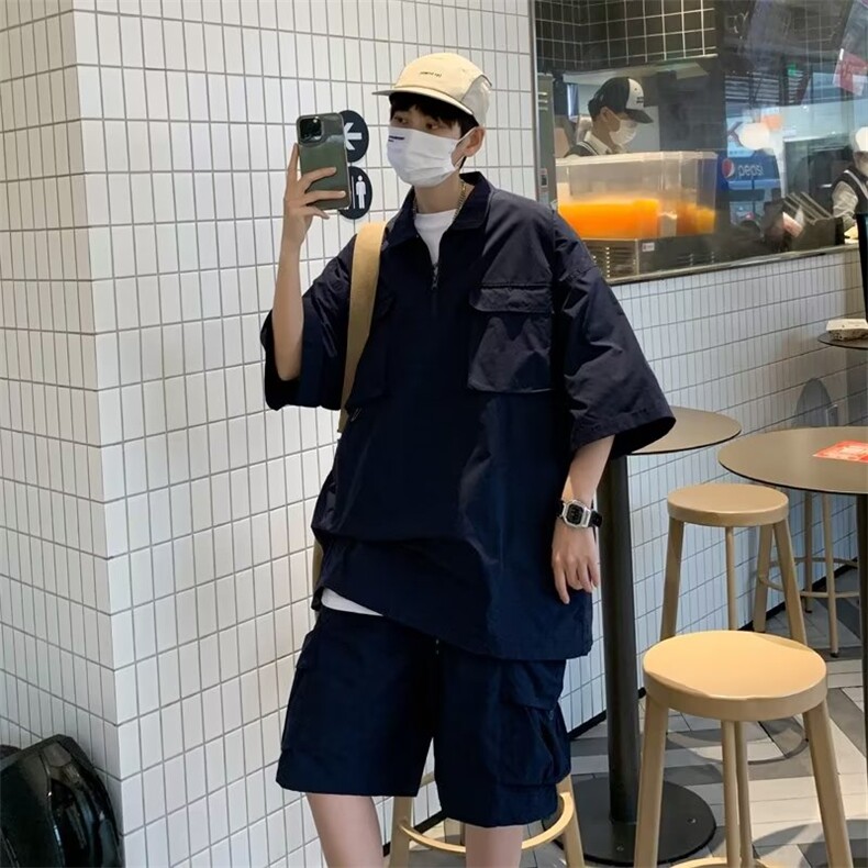 男潮流休闲套装宽松套装运动套装A09P55，男装休闲套装，星座1116-2