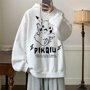 连帽卫衣男大码运动服帽衫外套WY2078-P35 加绒款-P40图片
