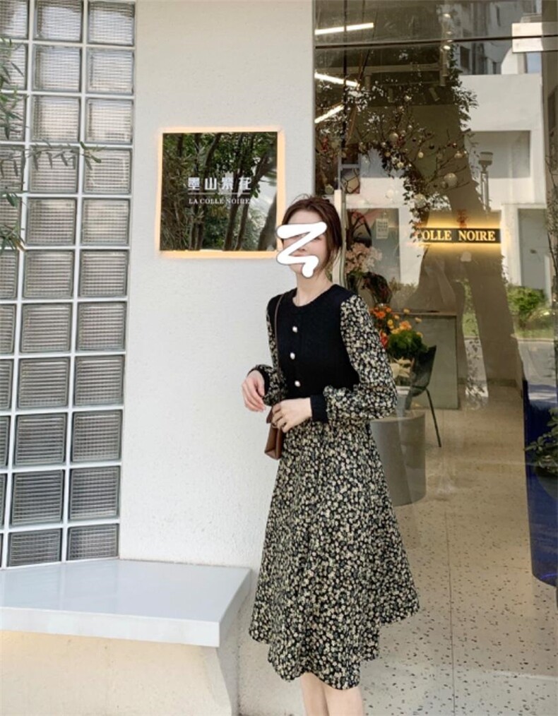 碎花连衣裙，女装连衣裙，阿爆