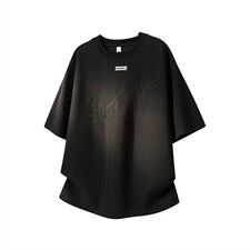 2026美式重磅冰感字母短袖T桖春夏DX2608特P28控59，男装T恤，电商B208