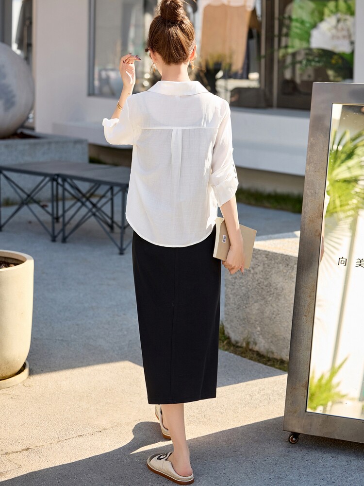 防晒衬衫吊带连衣裙两件套女2025春夏宽松显瘦休闲高级感套装裙,女装套装/套裙,秀美人生