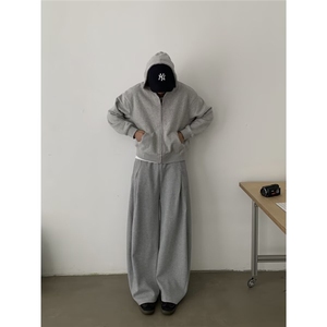 1506A/GK20320/P49新款宽松休闲裤男韩版潮流百搭裤子1图片