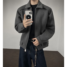 秋冬新款TR空气层拉链衫夹克外套A3641p68，男装夹克，四季星座1118-1