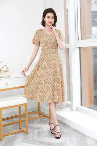 现货小碎花连衣裙，女装连衣裙，欧雅斯丹·尔