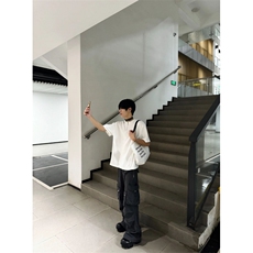 现货！半拉链重磅圆领t恤设计感小众高级感美式RT521-P38，男装T恤，星座1005-6