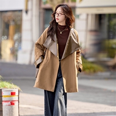 2025冬季新款时尚气质加厚棉风衣，女装风衣，凯瑟曼