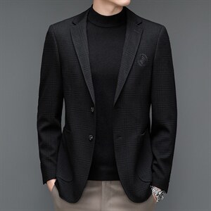 Y5638钱塘2020-2秋冬季新款时尚休闲男士西装外套潮流西服P150图片